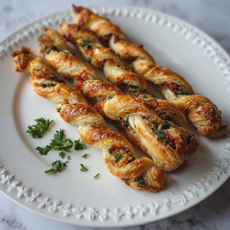 Cheesy Jalapeno Popper Puff Pastry Straws Recipe