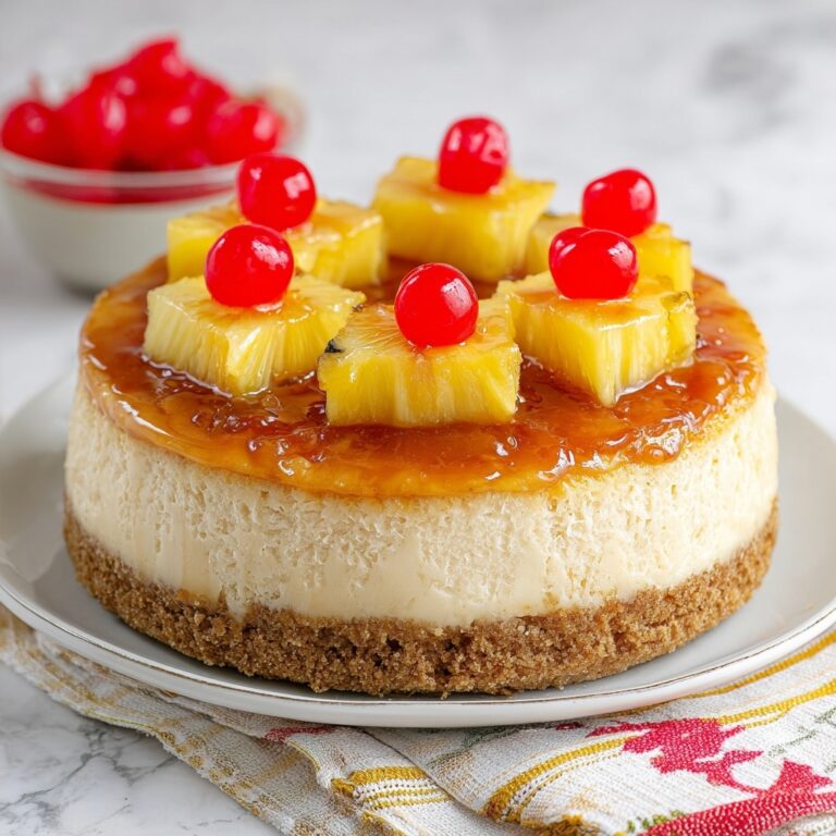Pineapple Upside-Down Cheesecake Recipe
