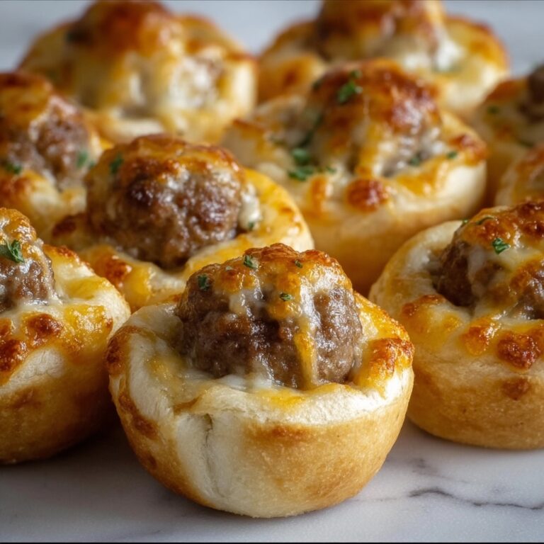 Sausage-Cheese Ball Biscuit Cups Recipe