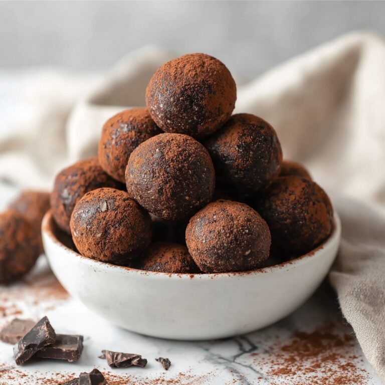 Vegan Chocolate Peanut Butter Energy Balls Recipe