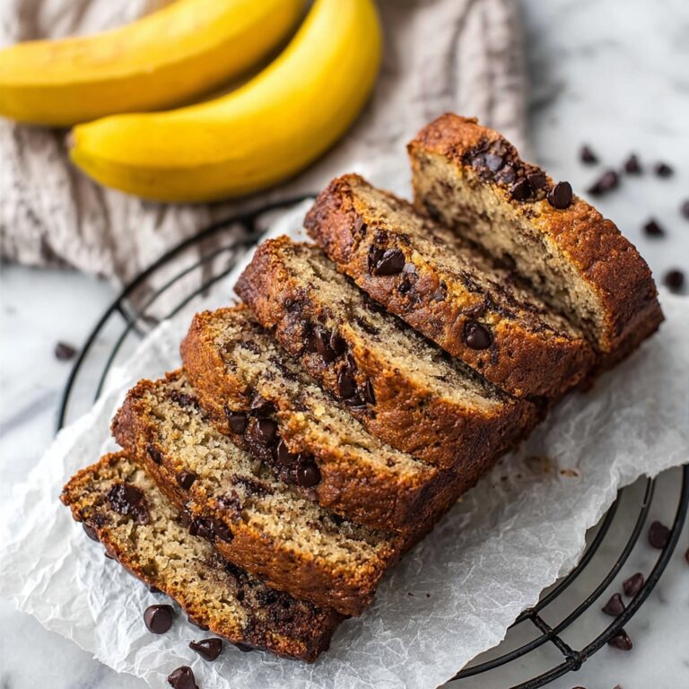 Super Moist Chocolate Chip Banana Bread Recipe