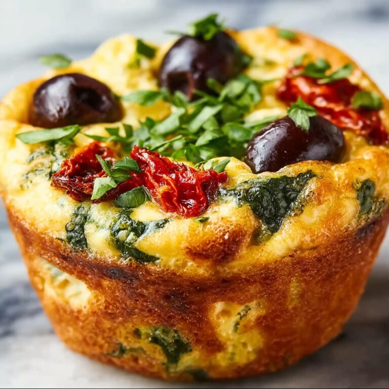 Egg Muffins with Sun-Dried Tomatoes and Kalamata Olives Recipe