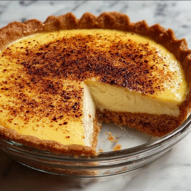 Old Fashioned Egg Custard Pie Recipe
