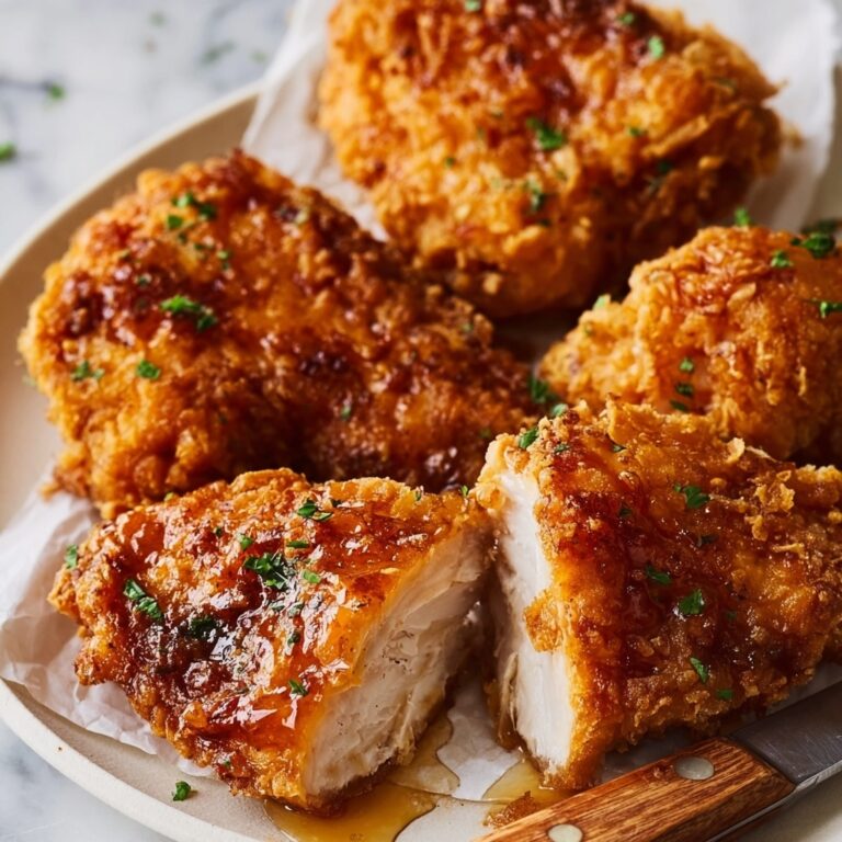 Baked Crunchy Hot Honey Chicken Recipe