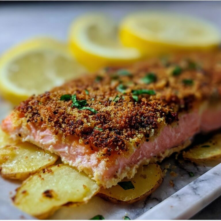 Potato-Crusted Salmon: A Crispy and Elegant Dinner Recipe