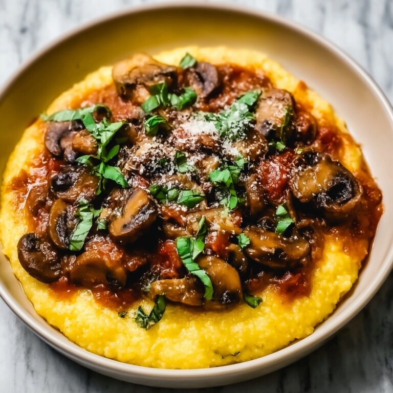 Mushroom Ragù with Polenta Recipe