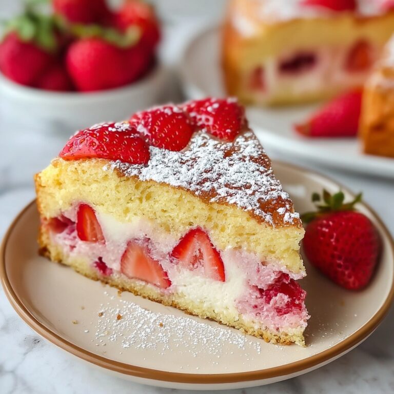 French Strawberry Cake Recipe