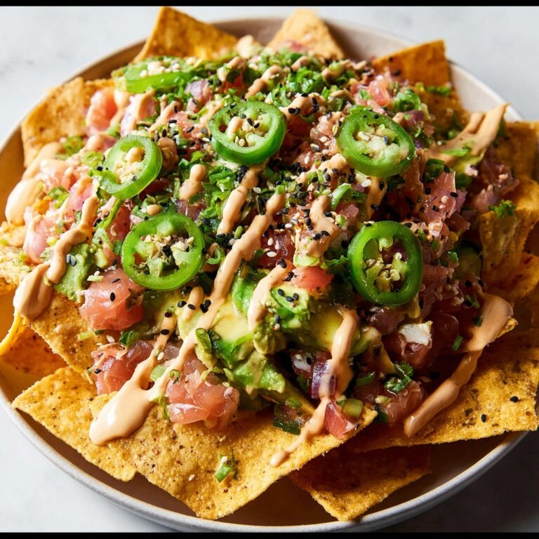 Poke Nachos with Spicy Tuna Recipe