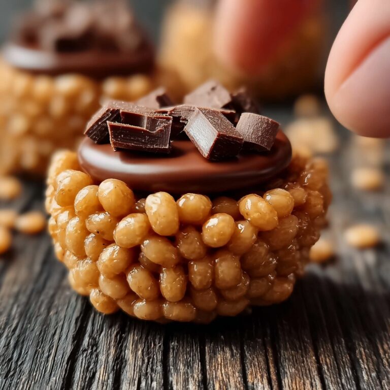 Peanut Butter Balls with Chocolate Rice Krispies Recipe
