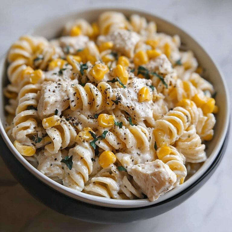 Creamy Chicken and Corn Pasta Recipe