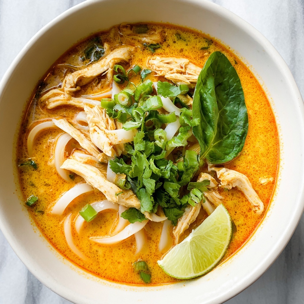 Easy Thai Chicken Curry Soup Recipe - Recipe Image