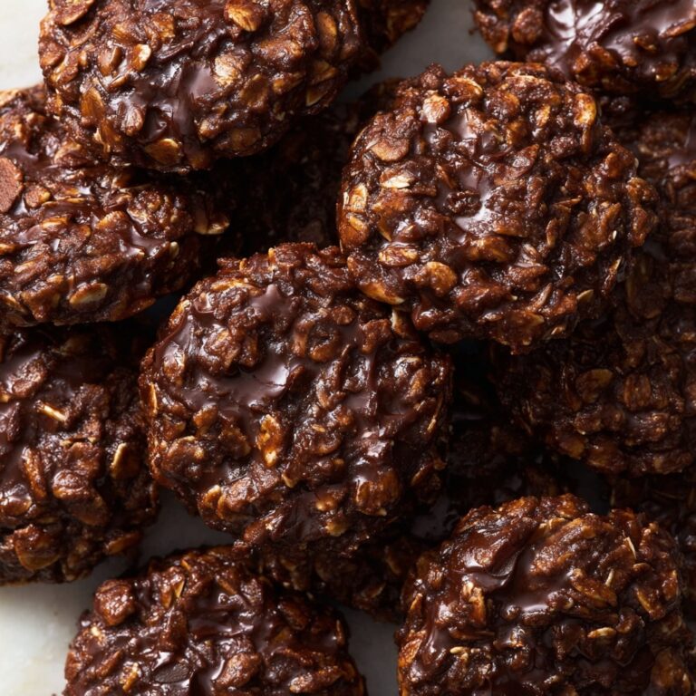 Chocolate Peanut Butter No-Bake Cookies Recipe