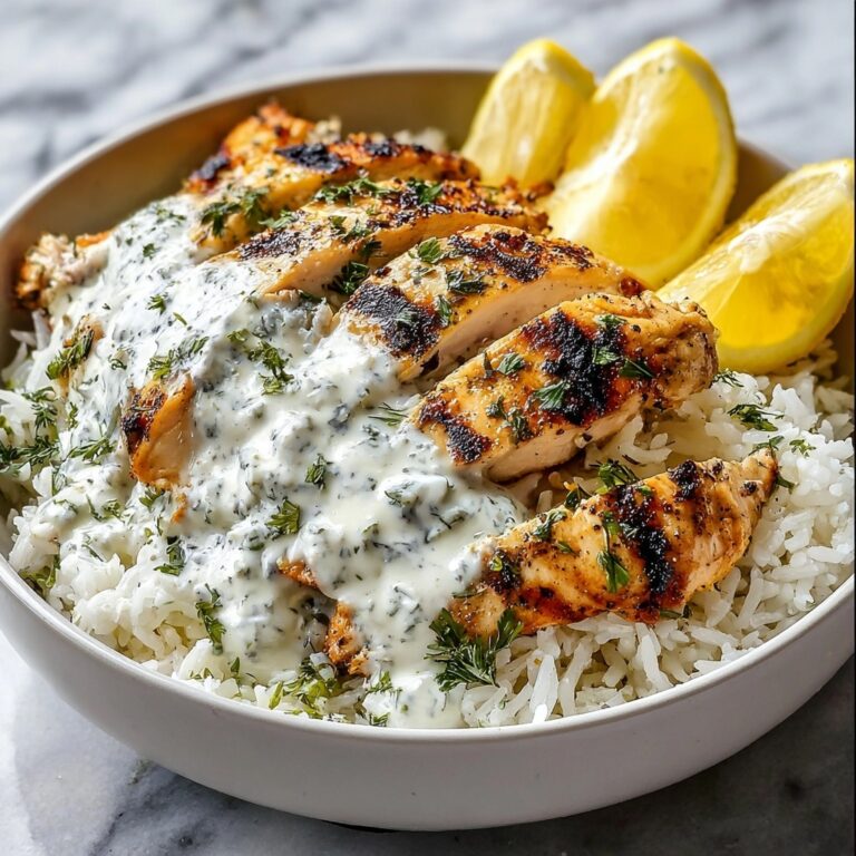 Dump and Bake Chicken Tzatziki with Rice Recipe