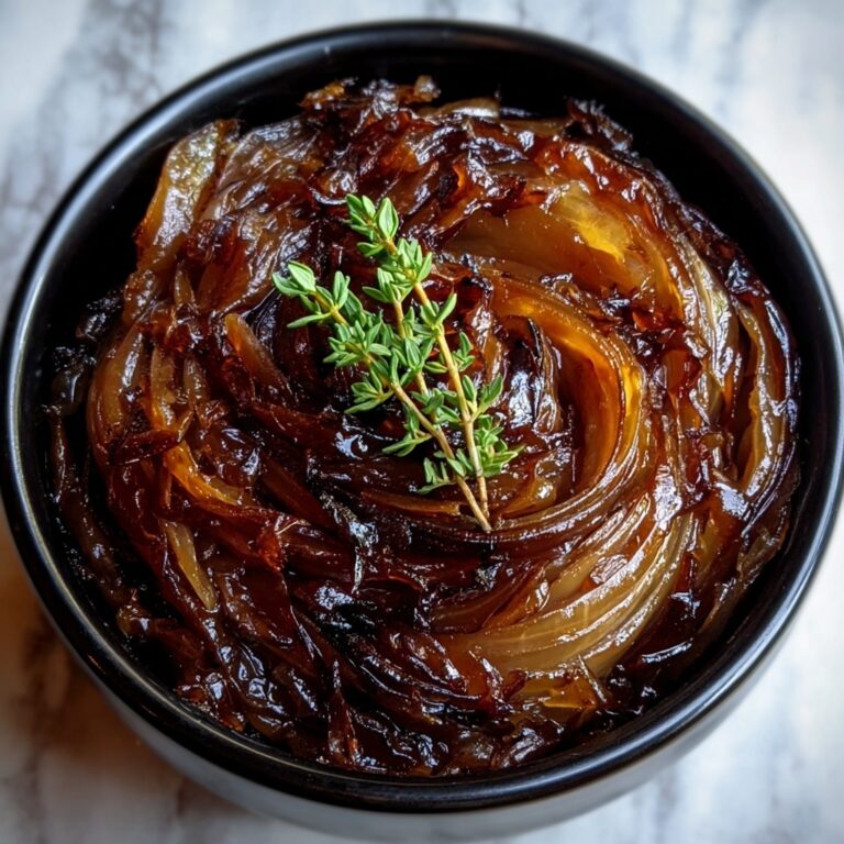 Crockpot Balsamic Glazed Caramelized Onions Recipe