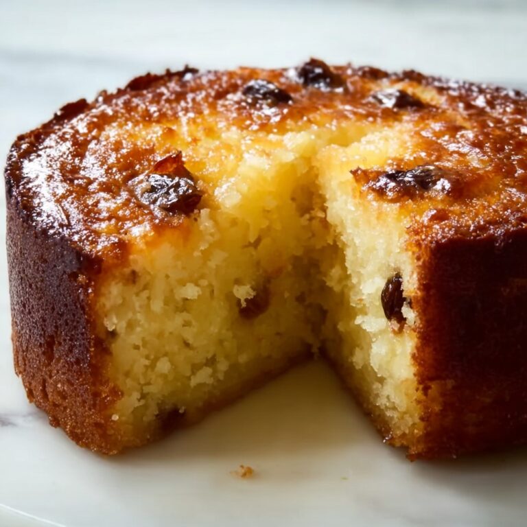 Healthy Apple Cake with Raisins and Vanilla Recipe