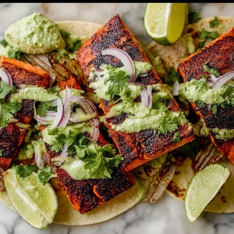 Blackened Salmon with Grilled Naan and Lime Slaw Recipe