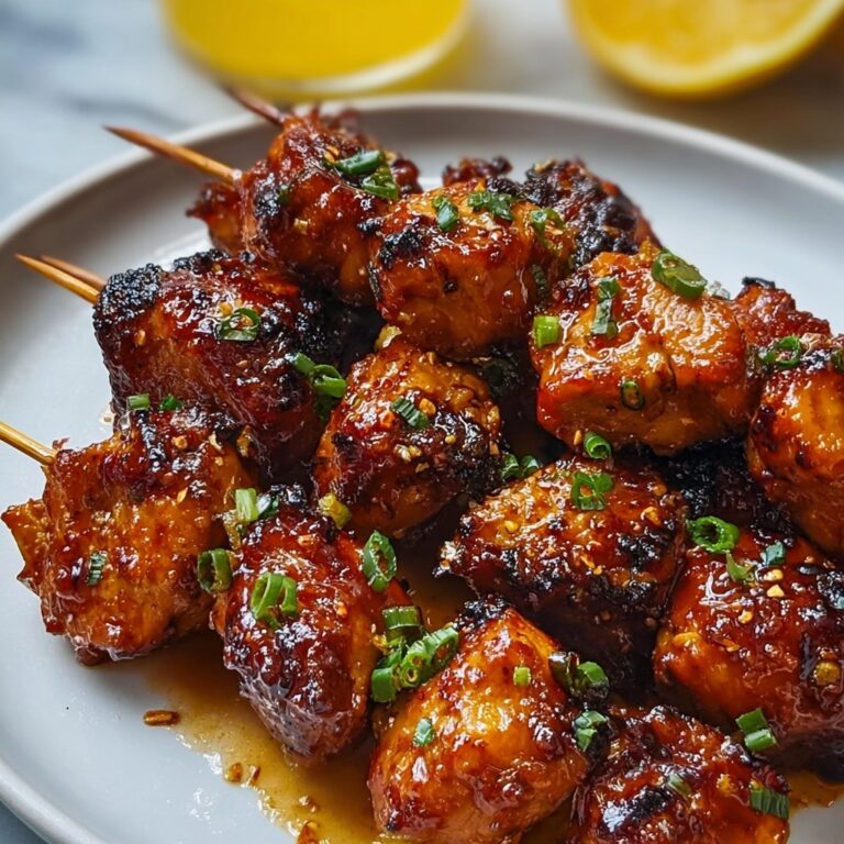 Pineapple BBQ Chicken Skewers Recipe
