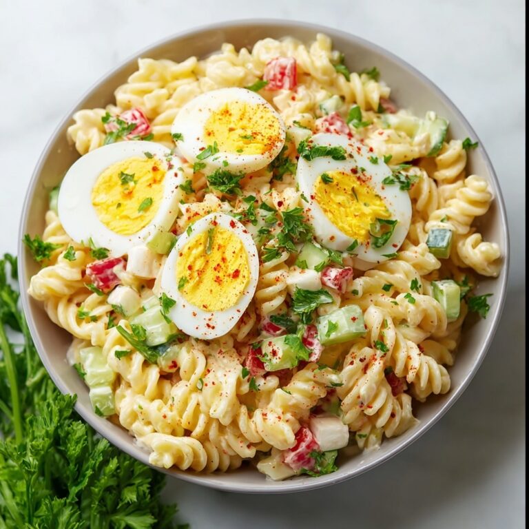 Deviled Egg Pasta Salad Recipe