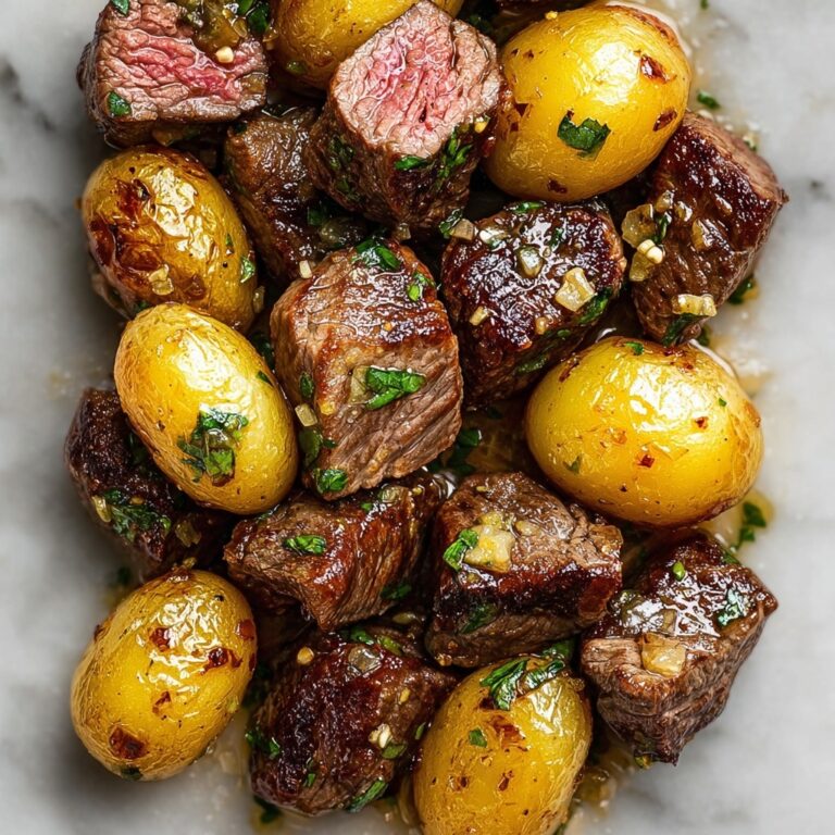Steak Bites with Crispy Potatoes Recipe