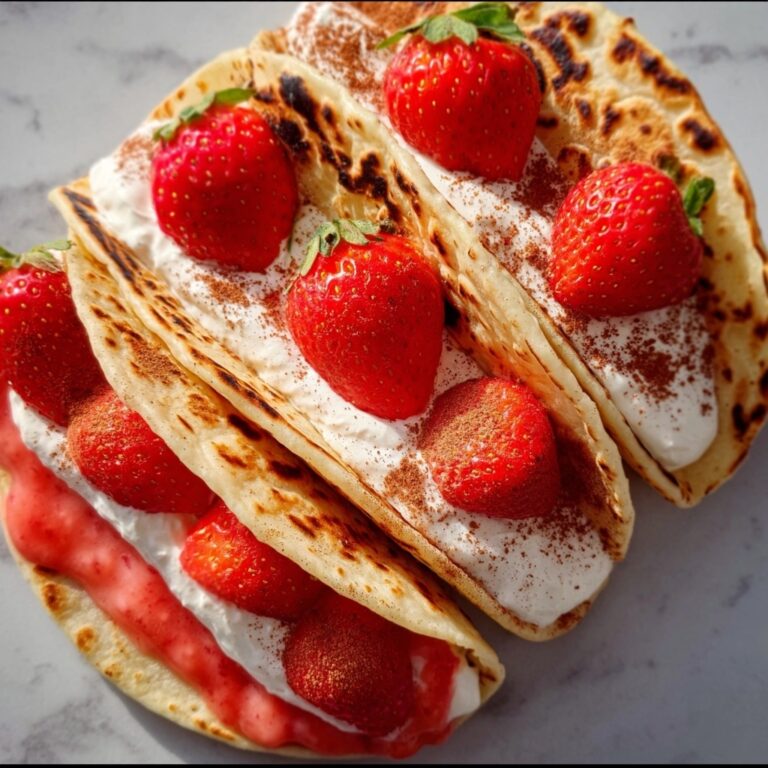 Strawberry Cheesecake Tacos Recipe