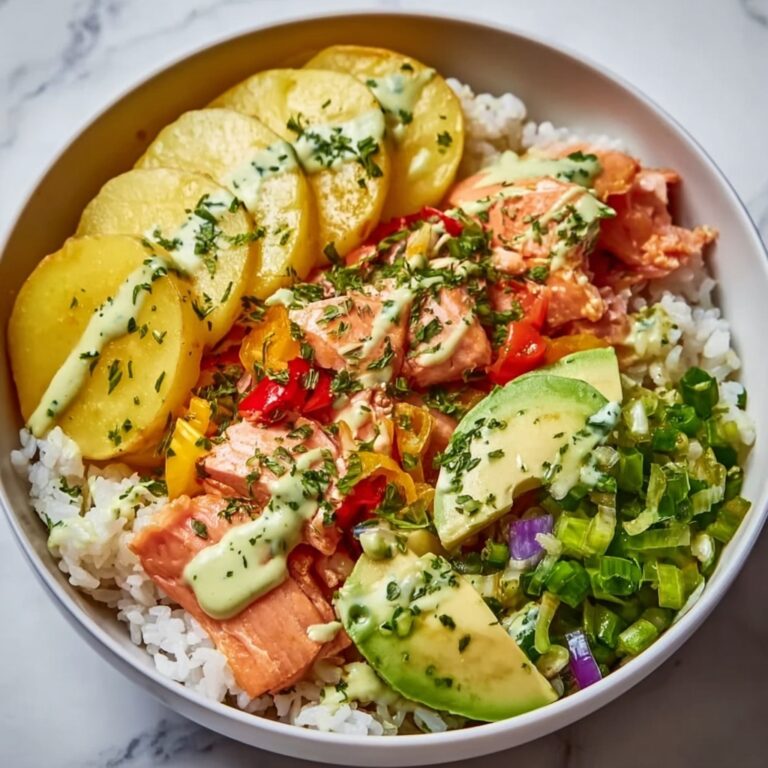 Coconut Rice Salmon Bowl Recipe