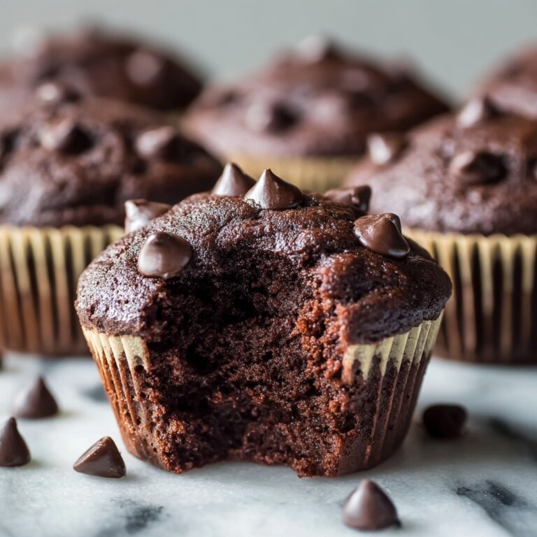 Super Soft Double Chocolate Muffins Recipe