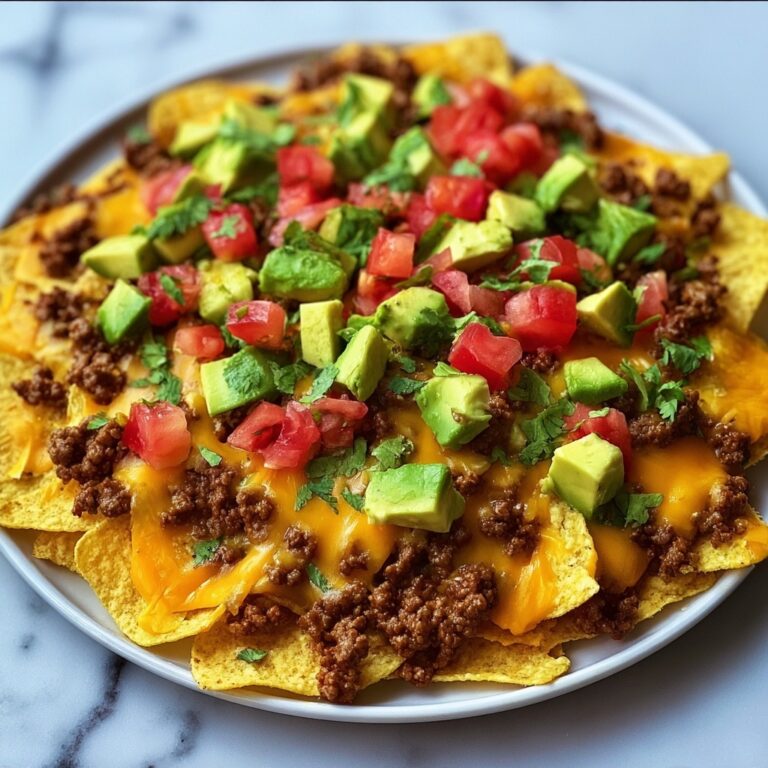 Easy Cheesy Beef Nachos Recipe