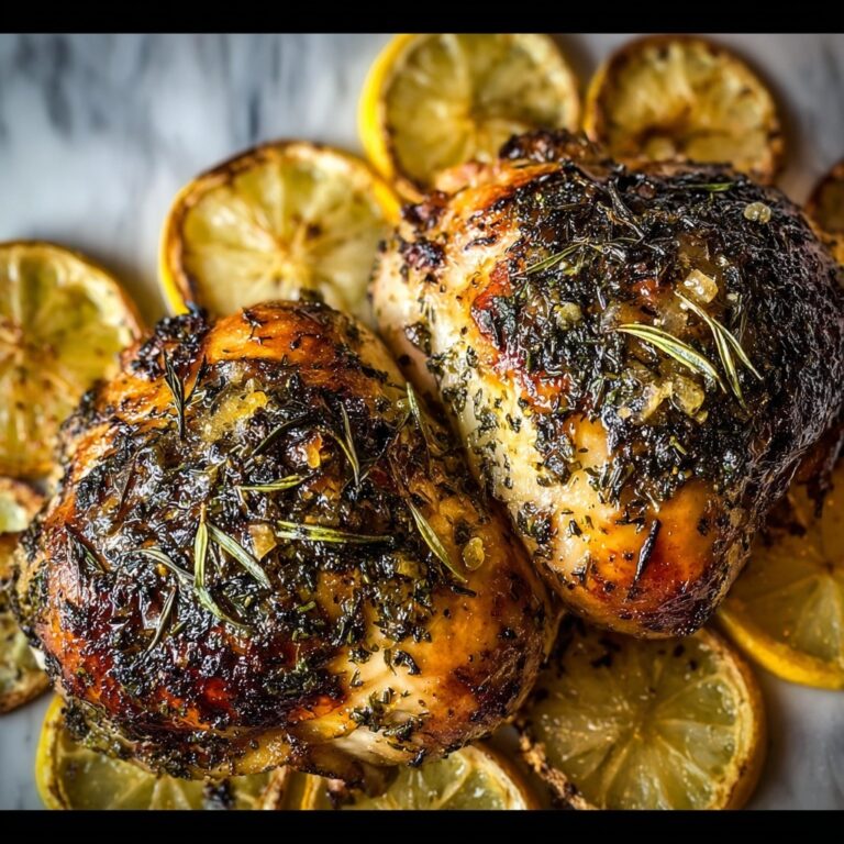 Herb & Lemon Roasted Chicken Recipe