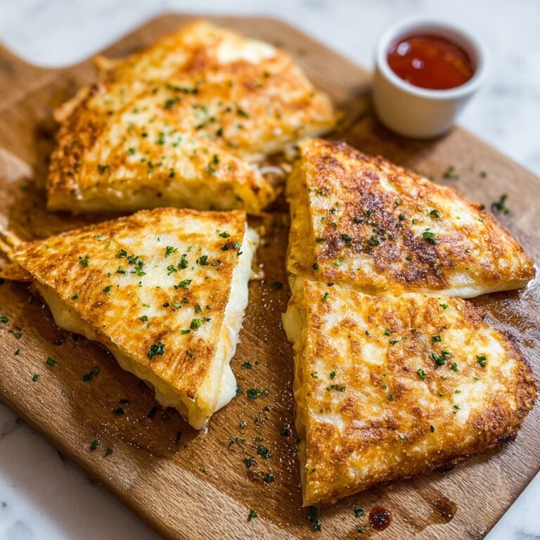 Air Fryer Cheesy Tortilla Garlic Bread Recipe