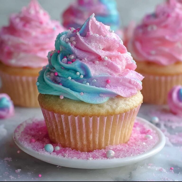 The Best Cotton Candy Cupcakes Recipe