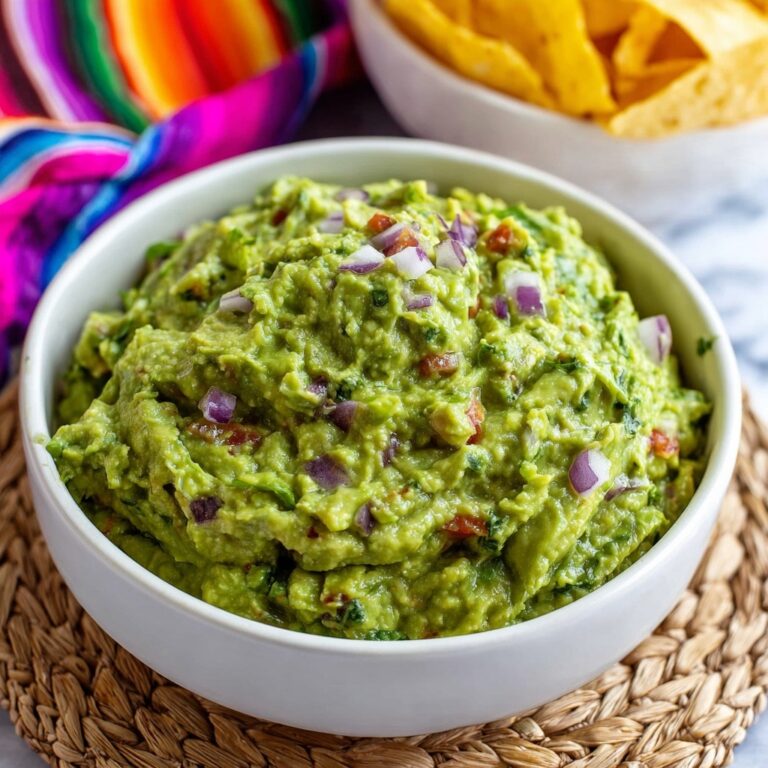 Fresh Homemade Guacamole Recipe