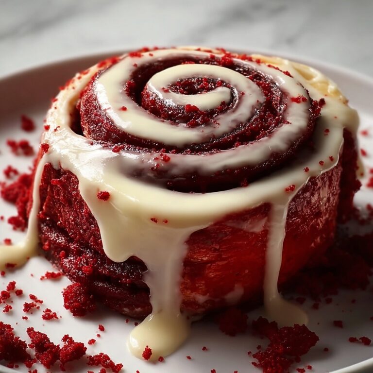 Red Velvet Cinnamon Rolls with Cream Cheese Frosting Recipe