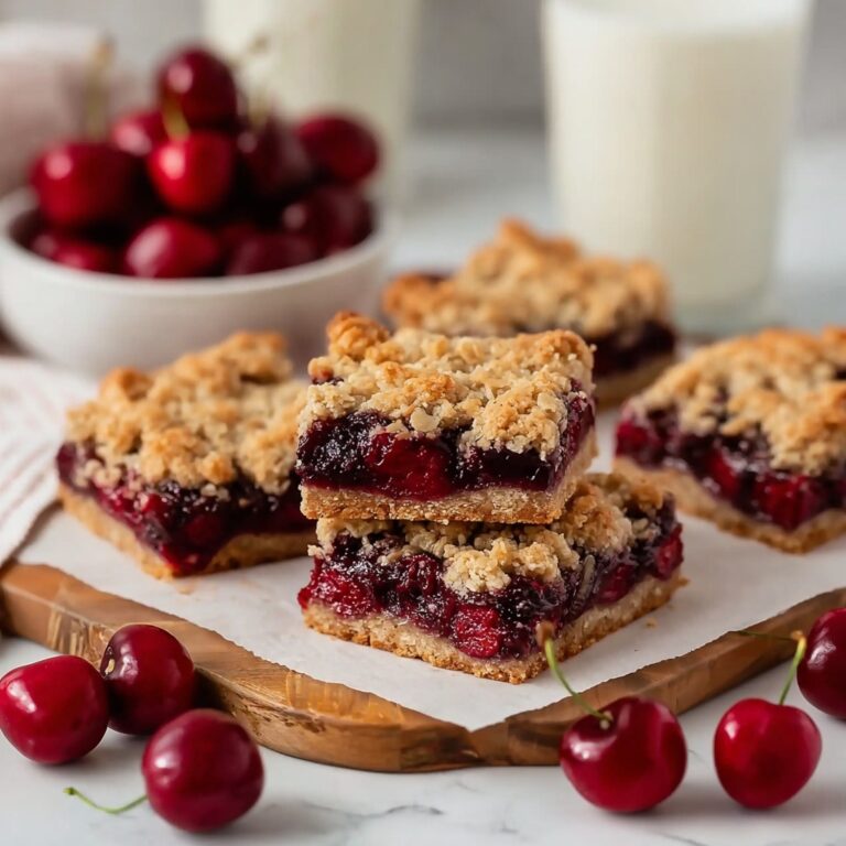 Cherry Crumble Bars Recipe