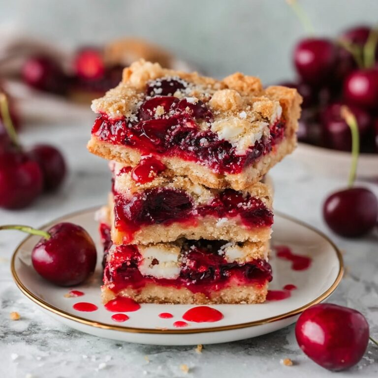 Easy Cherry Pie Bars Recipe