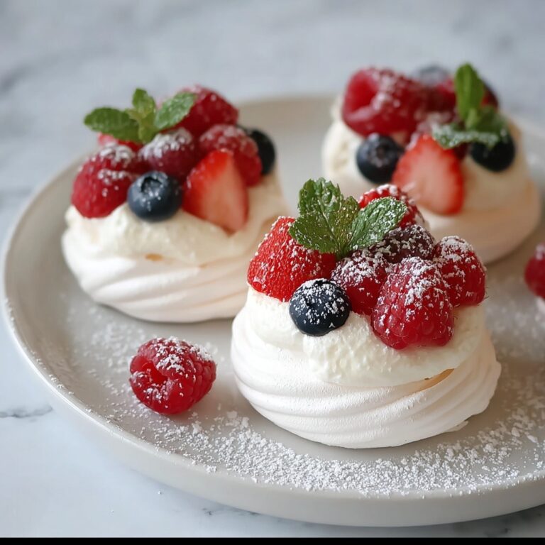 Mini Pavlova Cups with Fresh Fruit Recipe
