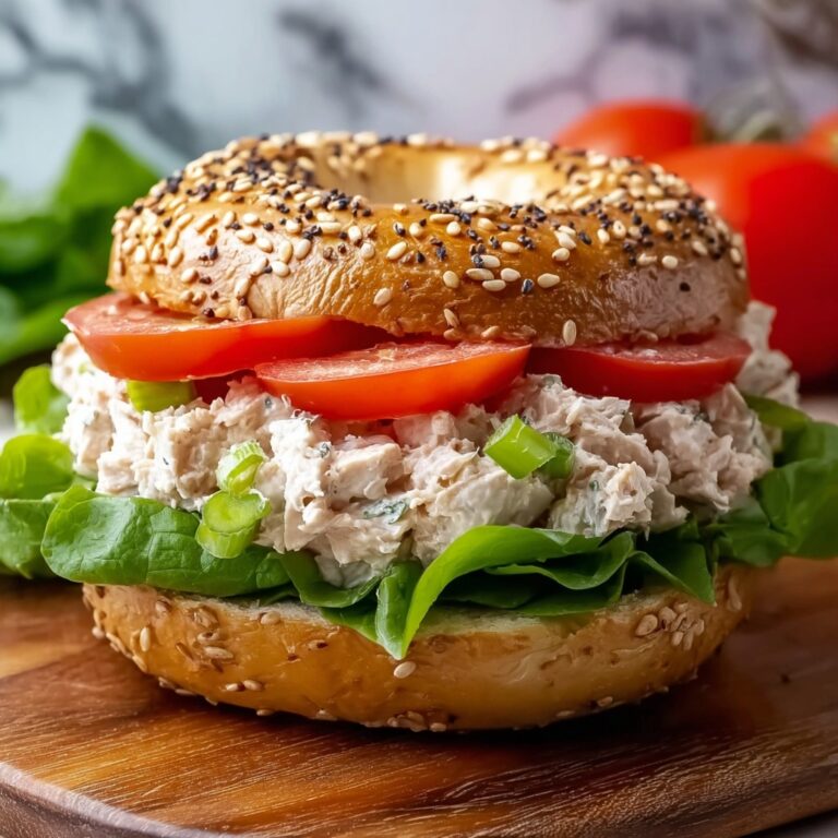 Tuna Salad Bagel Sandwich Recipe