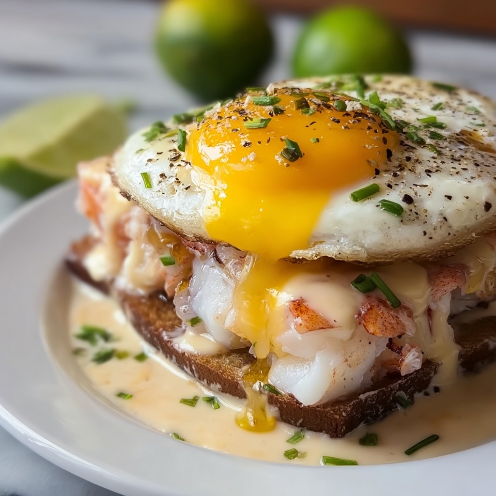 Bay Lobster Eggs Benedict with Cajun Hollandaise Recipe - Recipe Image