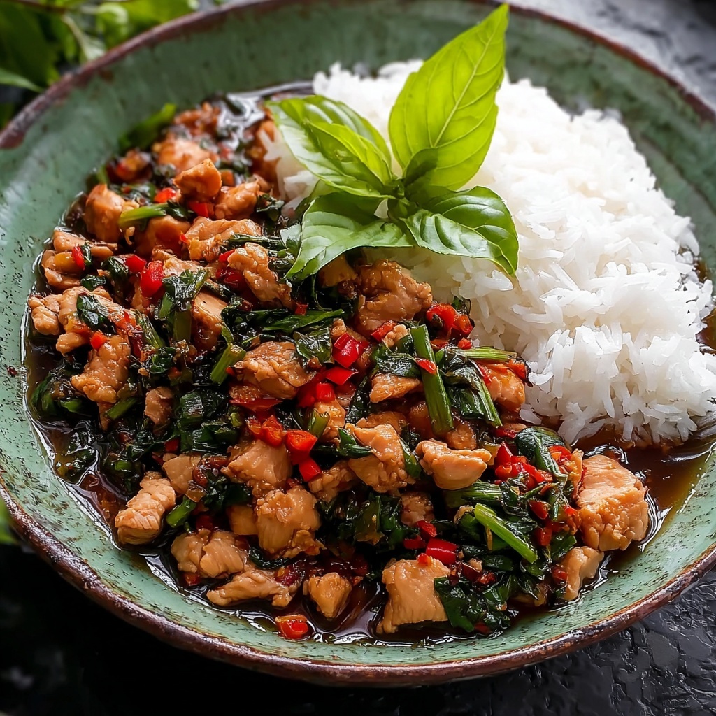 Spicy Thai Basil Chicken (Pad Krapow Gai) Recipe - Recipe Image