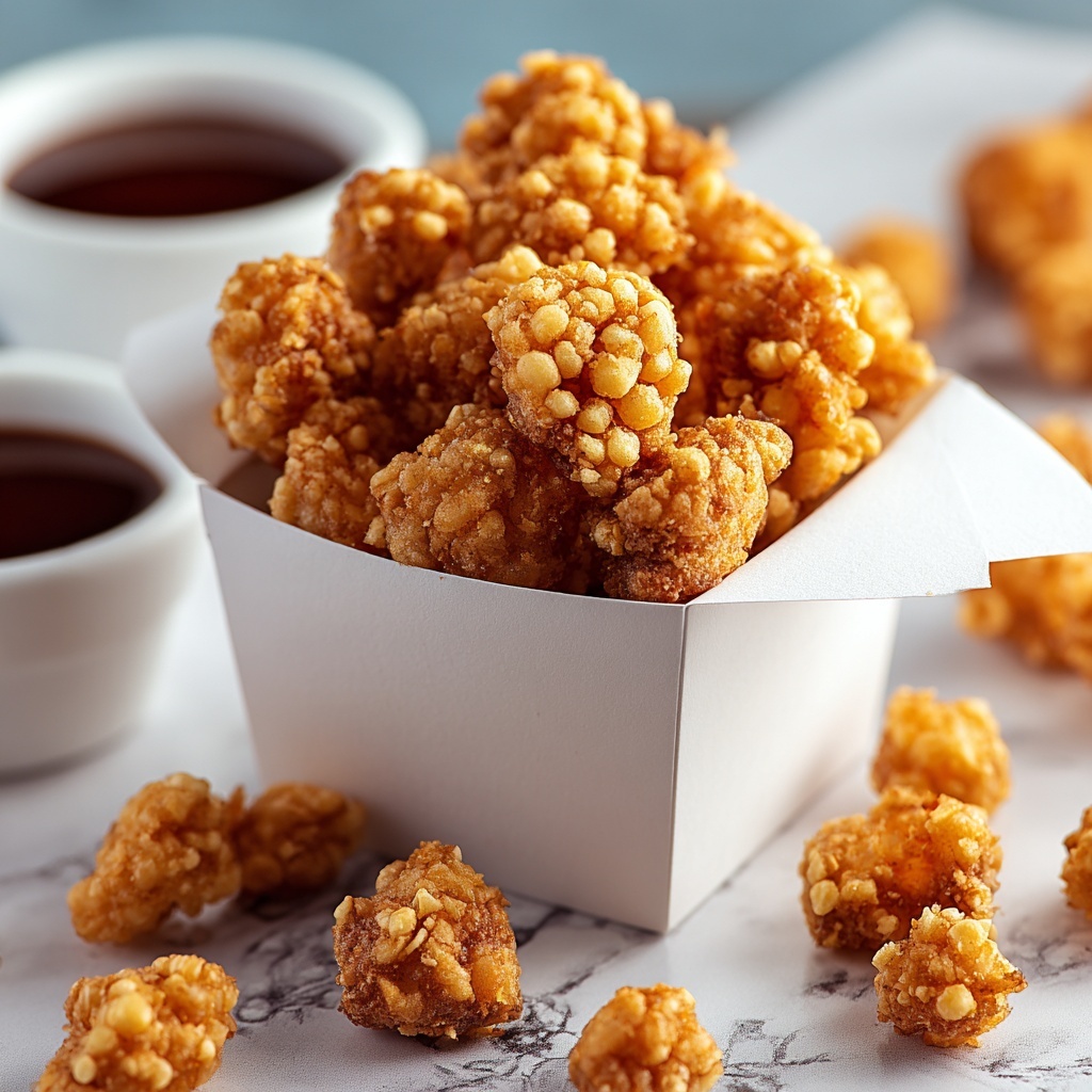 Crispy Homemade Popcorn Chicken Recipe - Recipe Image