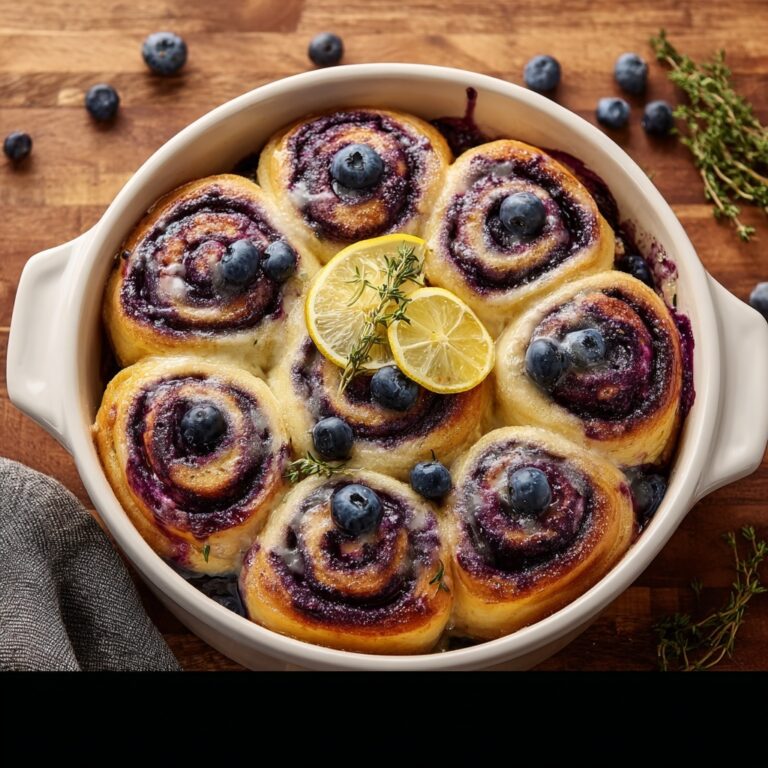 Lemon Blueberry Rolls Recipe