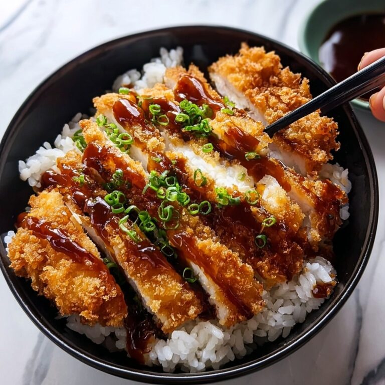 Japanese Katsu Bowls with Tonkatsu Sauce Recipe