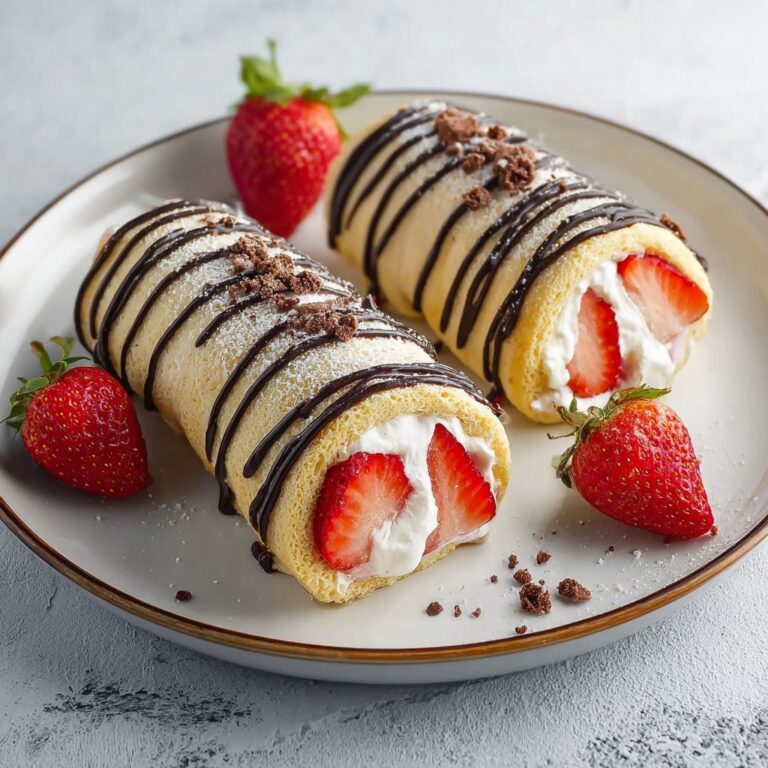Strawberry Cream Rolls Recipe