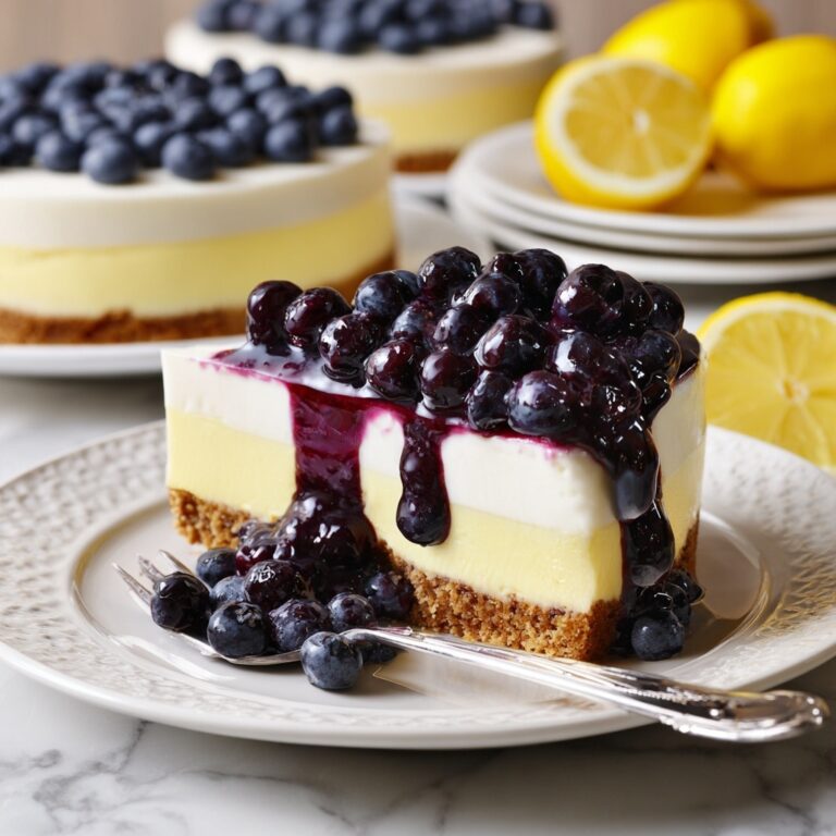 Lemon Blueberry Cheesecake Recipe