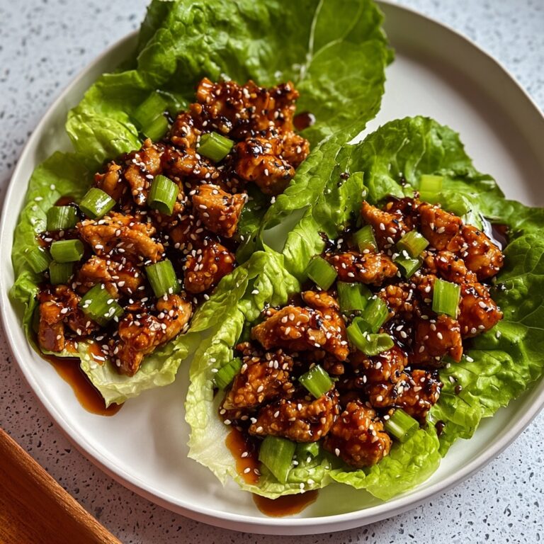 Teriyaki Chicken Lettuce Wraps Recipe