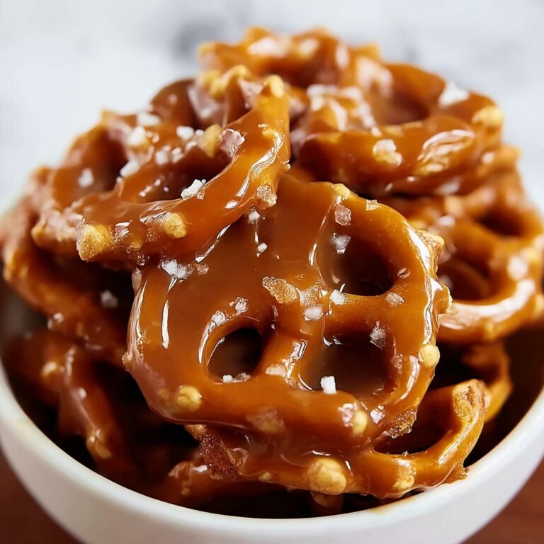 Caramel Pretzels Recipe (Butter Toffee Pretzels) Recipe
