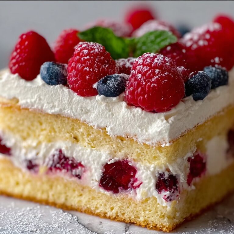 No-Bake Victoria Sponge Mousse Slice Recipe