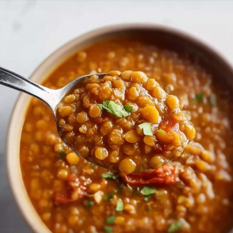 Hearty Lentil Soup with Tomato and Greens Recipe