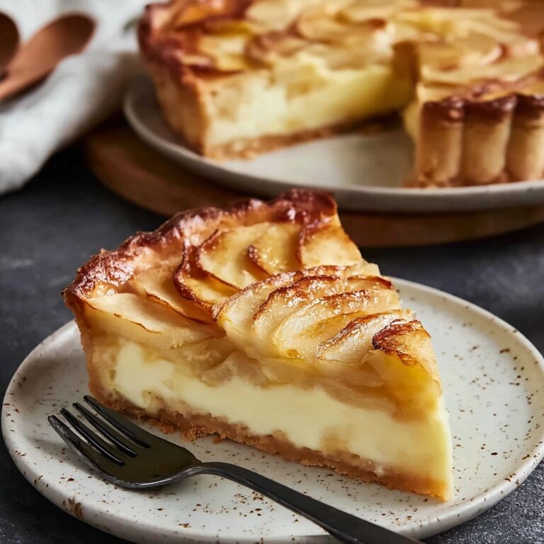 French Custard Pie with Apples (Flan Parisien) Recipe