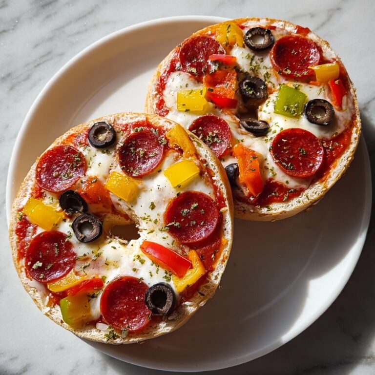 Mini Bagel Pizzas Recipe