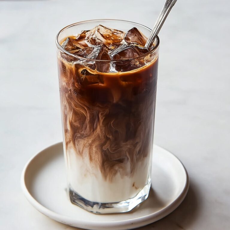 Chocolate Cracking Iced Latte Recipe
